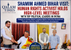 Shamim Ahmed Bihar Visit: Human Rights Activist Holds High-Level Meetings with Top Political Leaders in Patna Shamim Ahmed